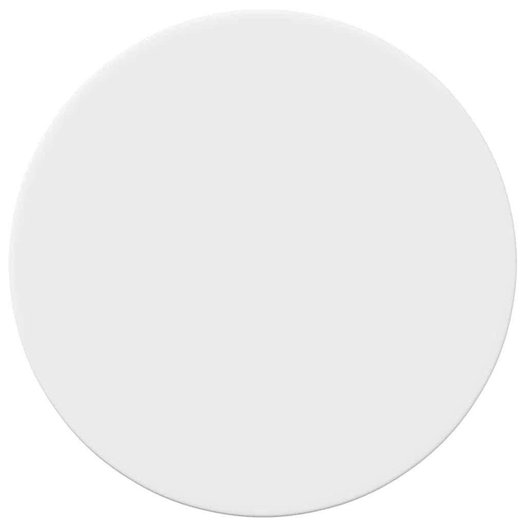 vidaXL Tampo de Mesa Branco Ø 50 x 1,5 cm Madeira processada