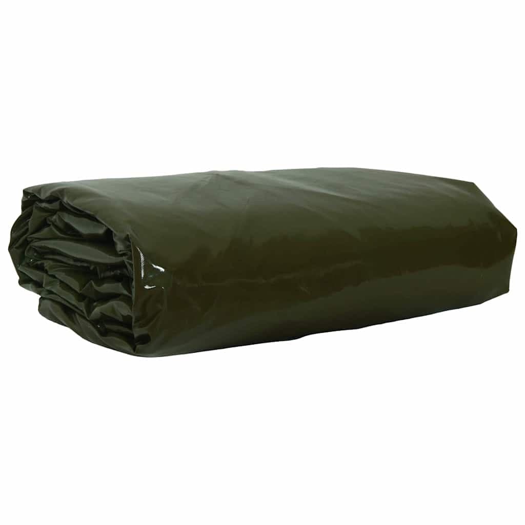 vidaXL Lona 650g / m² Verde Oliva 1,5 x 6 m Lona com revestimento em PVC