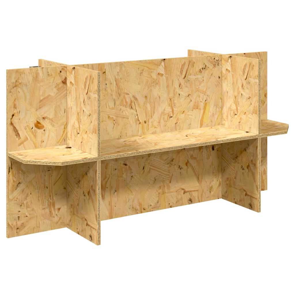 vidaXL Base de Terrário com prateleira Castanho 100 x 40 x 50 cm OSB
