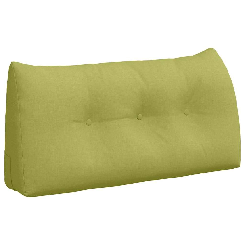 vidaXL Travesseiro para Costas Verde Claro 100 X 24 X 50 cm Tecido - 3329427509