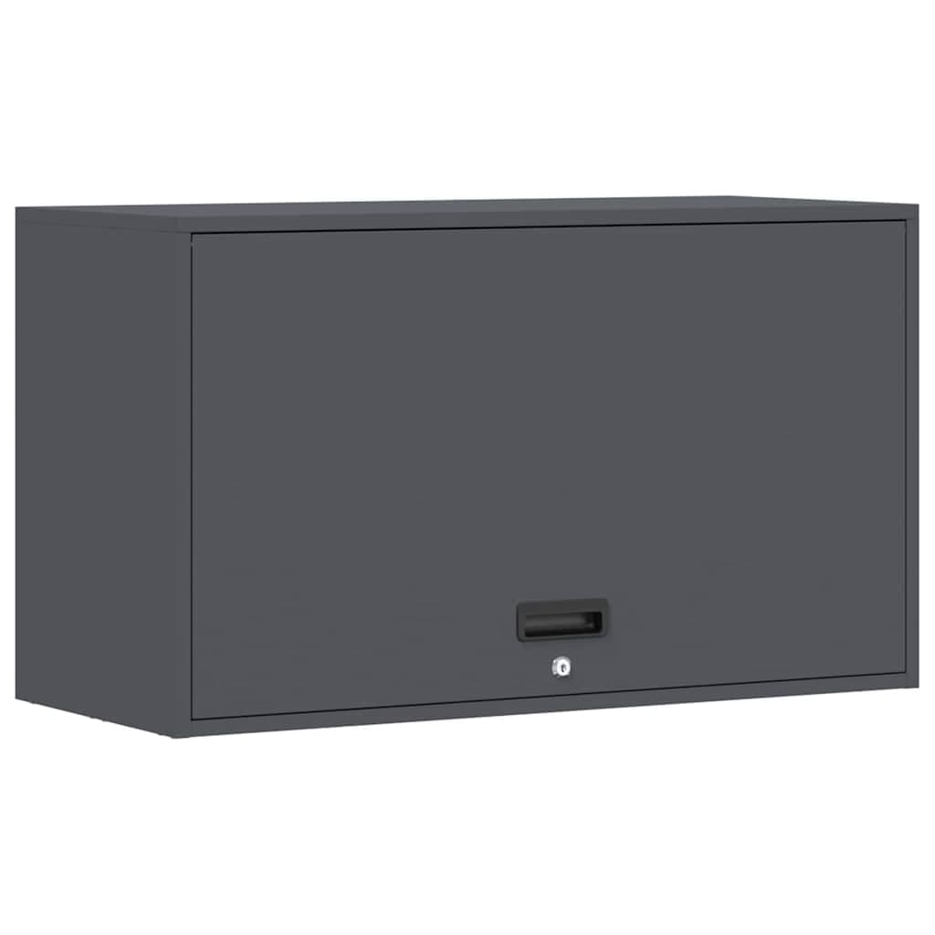 vidaXL Armário de parede para garage Antracite 90 x 40 x 53 cm