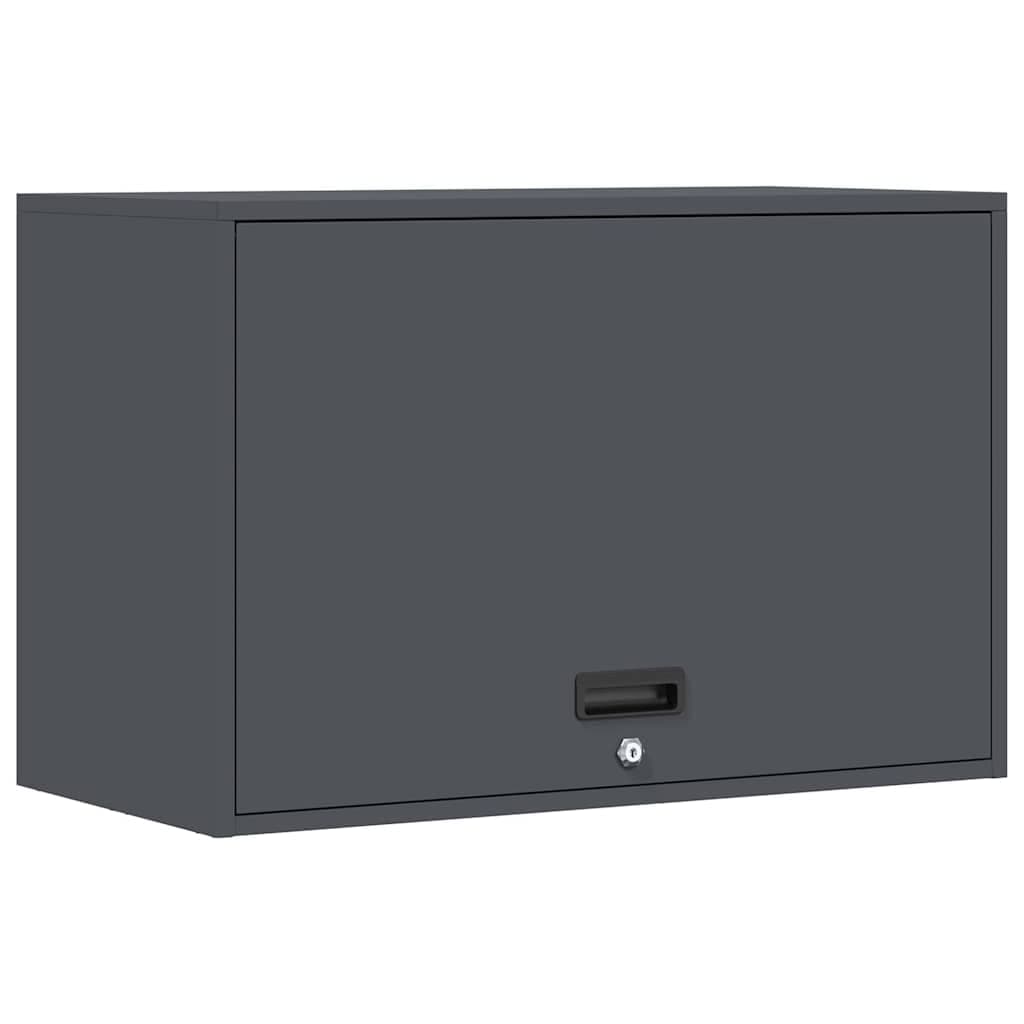vidaXL Armário de parede para garage Antracite 80 x 40 x 53 cm