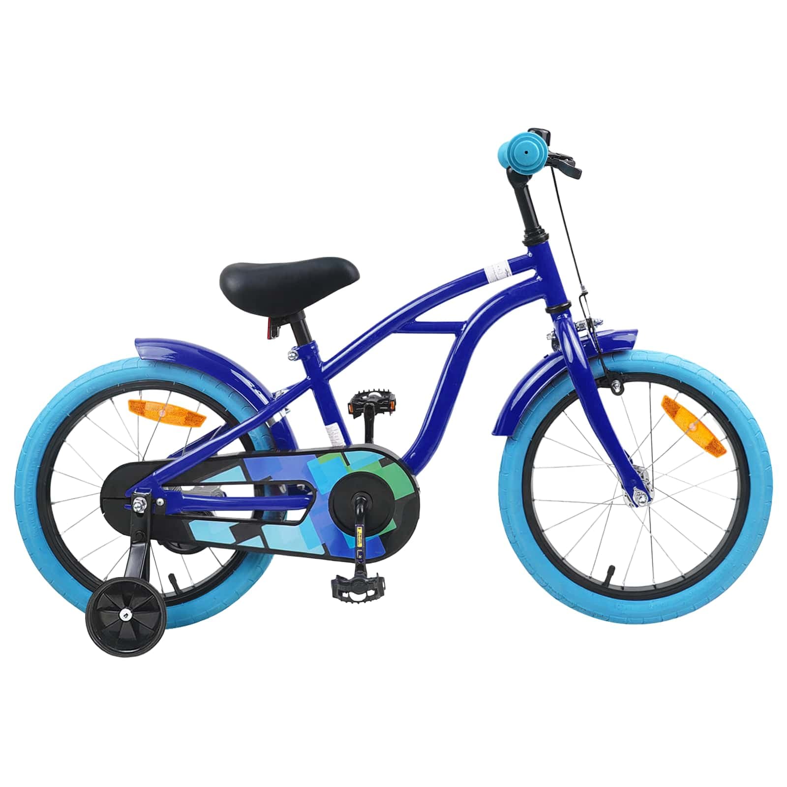 vidaXL Bicicleta Infantil 16 Polegadas para crianças de 4 a 6 anos