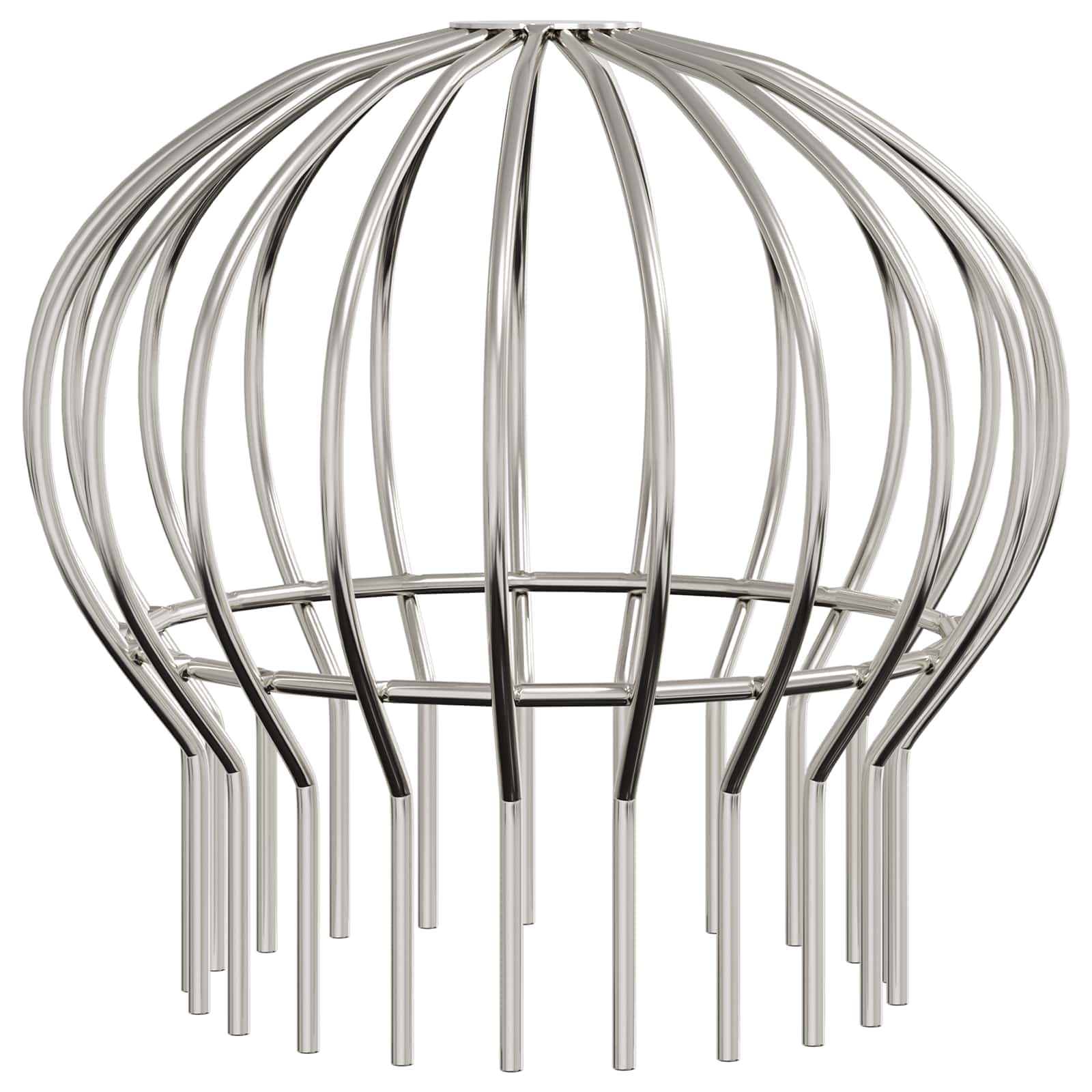 vidaXL Protetor de Folhas para Calha 8 pcs Prateado 200 mm