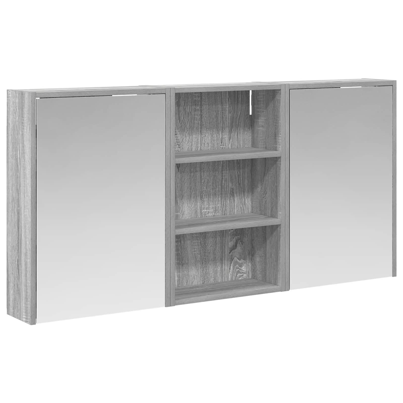 vidaXL Conjunto de Armários para Banheiro 3 pcs 126 x 16 x 62.5 cm
