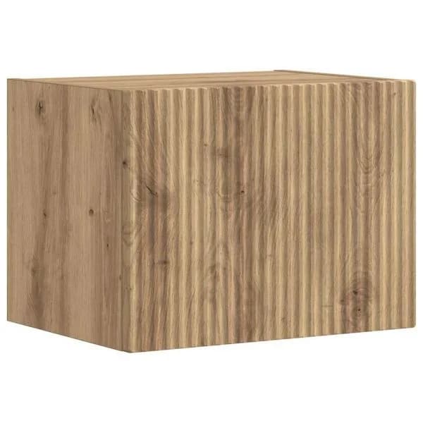 vidaXL Armário de TV de Parede Carvalho Artesanal 60 x 31 x 29.5 cm - 1104082241