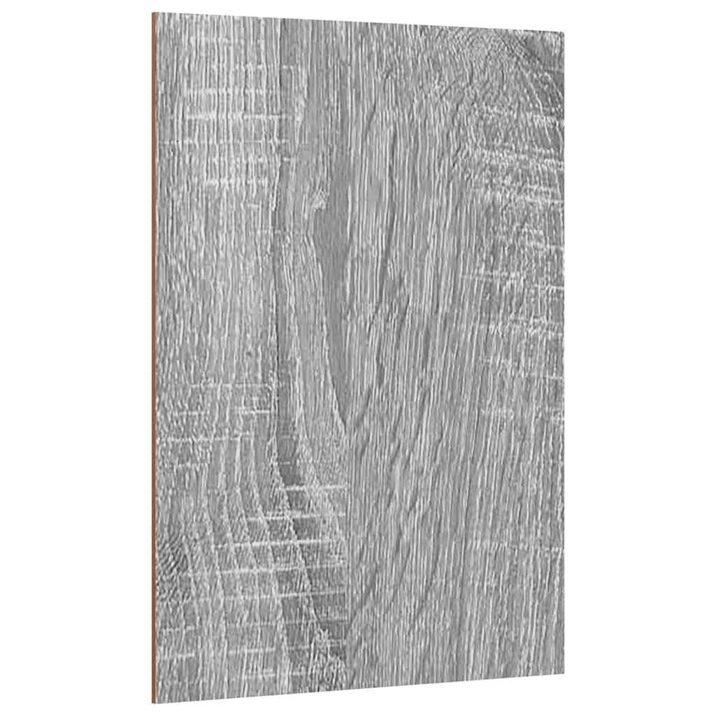 vidaXL Painéis de Decoração 12 pcs Cinza Sonoma 21 x 30 x 0,27 cm