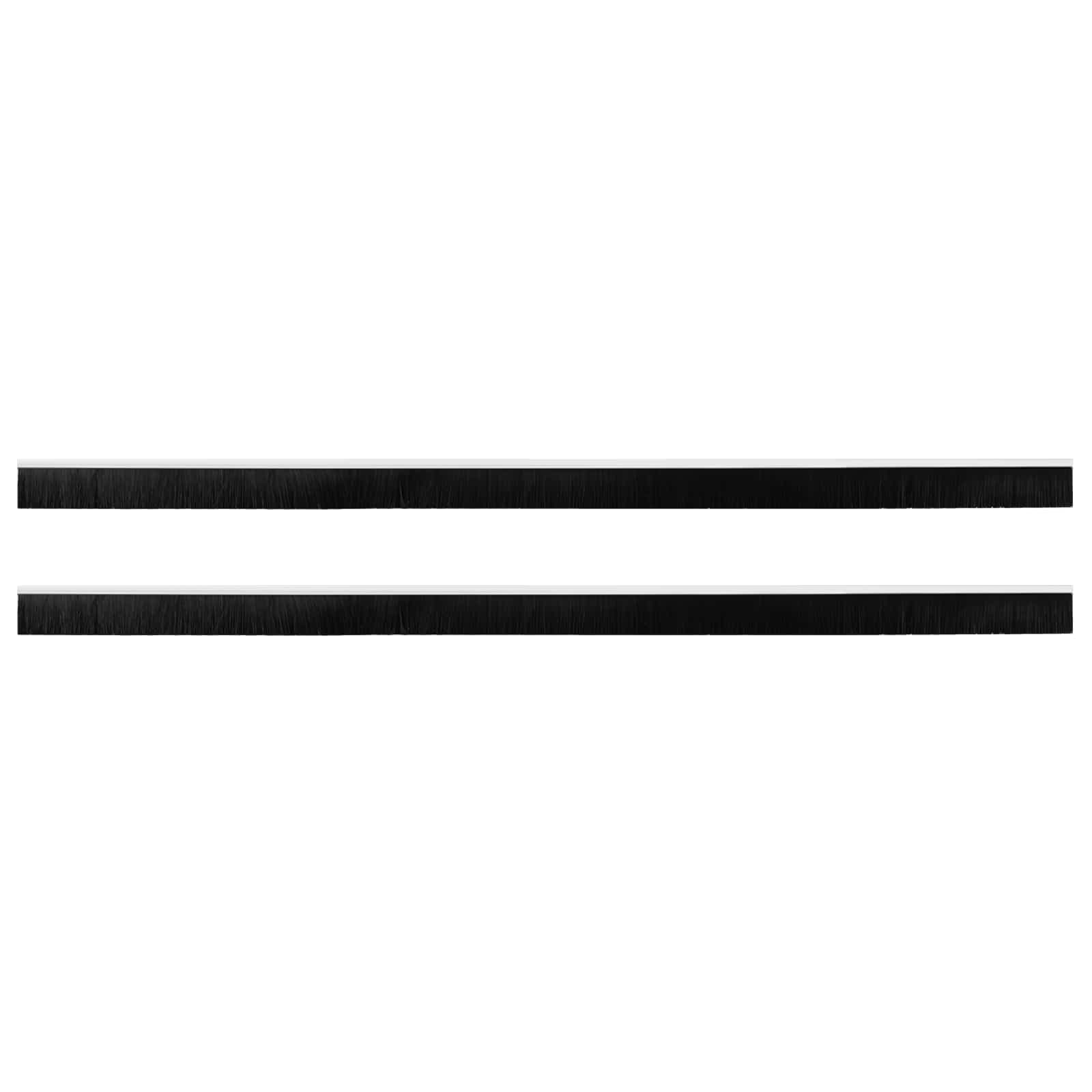 vidaXL Selos de Escovas para Porta Auto-adesivos 2 pcs Branco 100 cm