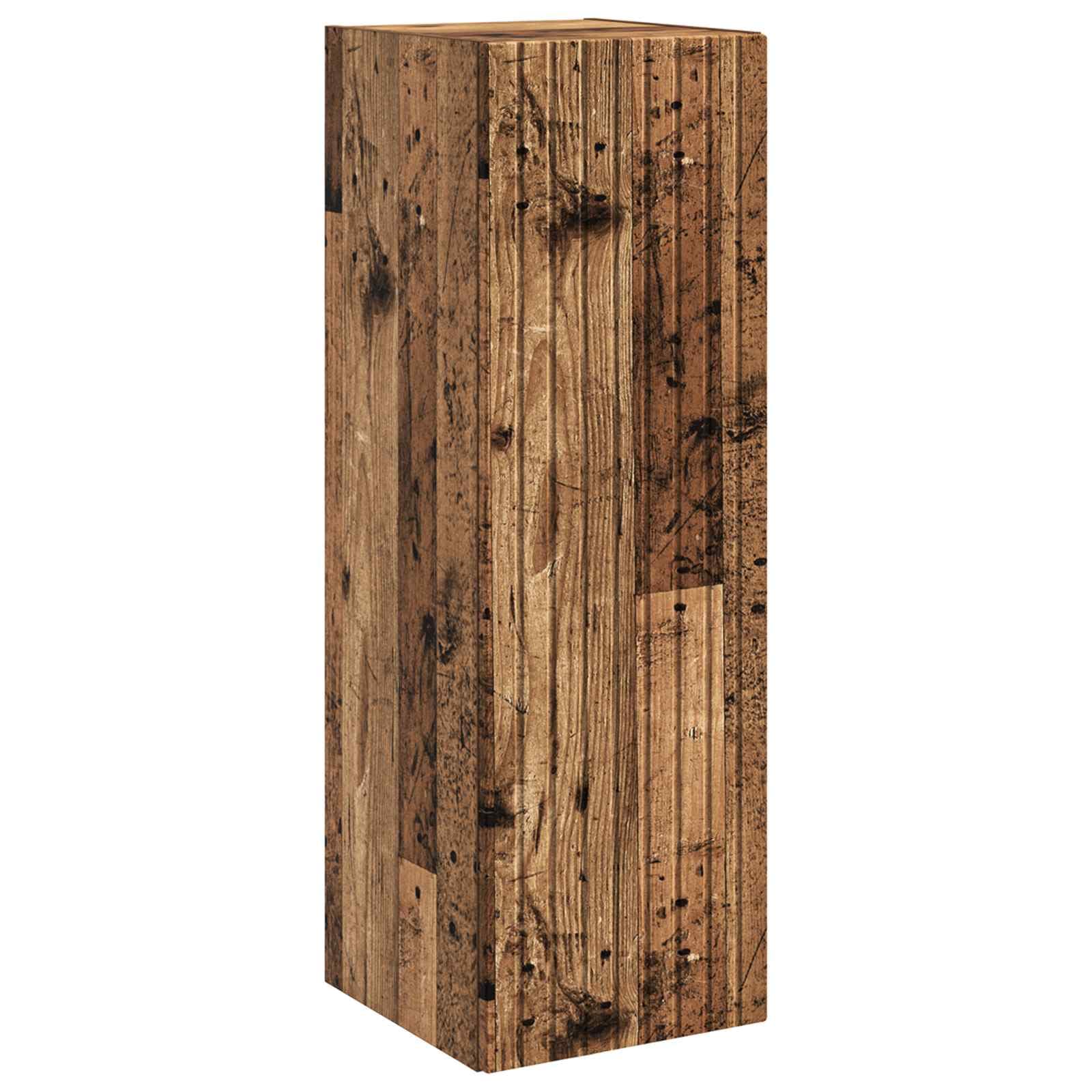 vidaXL Gabinete de Banheiro Suspenso Madeira antiga 33 x 34,5 x 100 cm