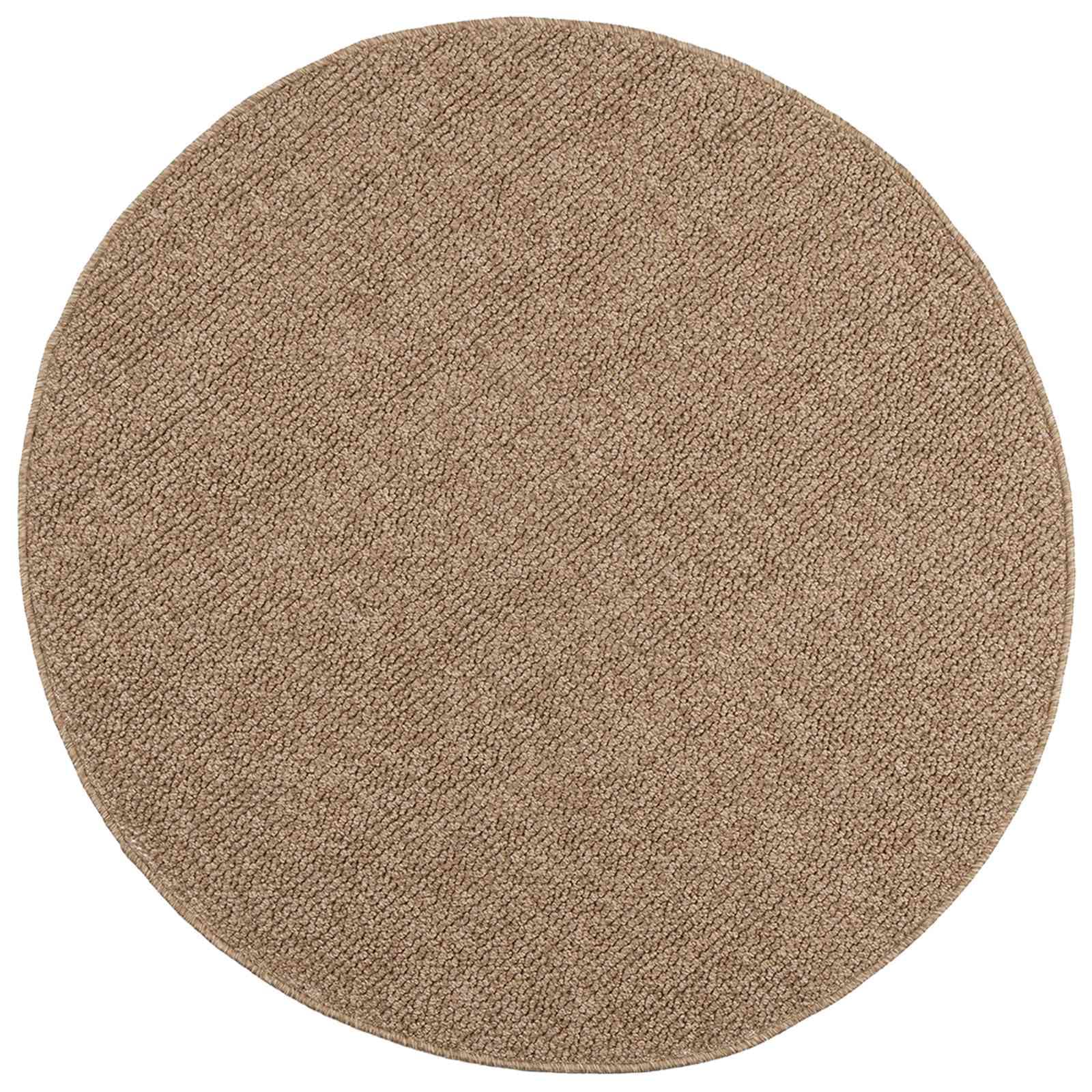 vidaXL Tapetes de área Redondo AGIRA Natural Ø 160 CM Poliéster