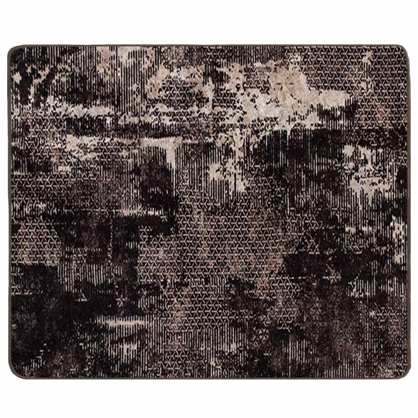 vidaXL Passadeira MARSA Preto 80 x 100 cm Poliéster e PVC