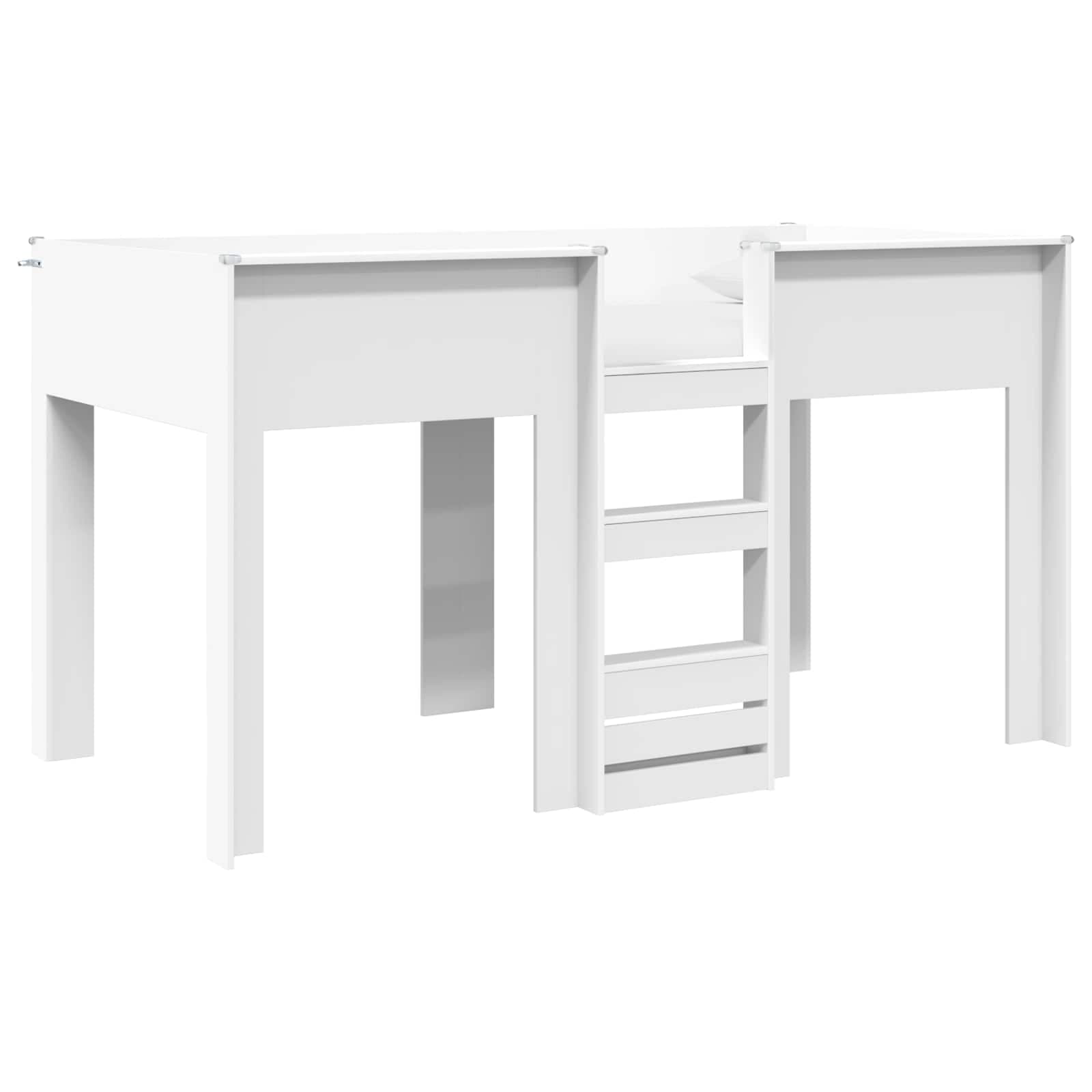 vidaXL Beliche para Crianças Branco 90 x 200 cm Madeira processada