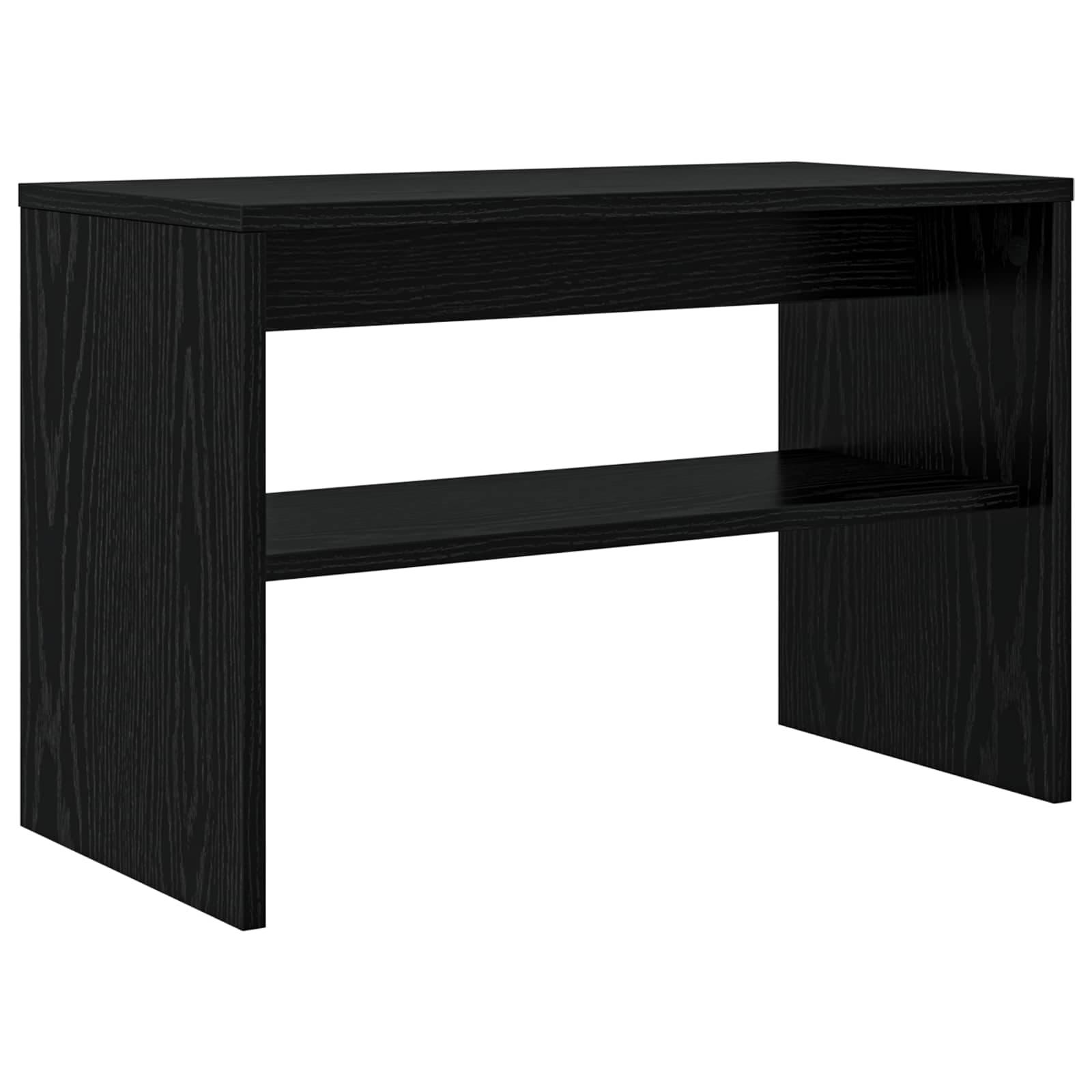 vidaXL Móvel para TV Carvalho Preto 60 x 30 x 40 cm - 3562658011