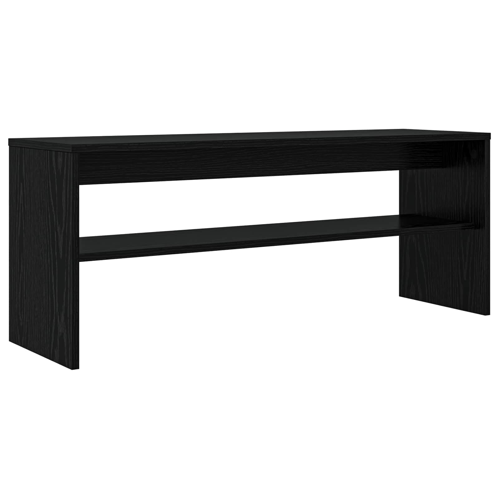 vidaXL Móvel para TV Carvalho Preto 100 x 30 x 40 cm - 3775036992