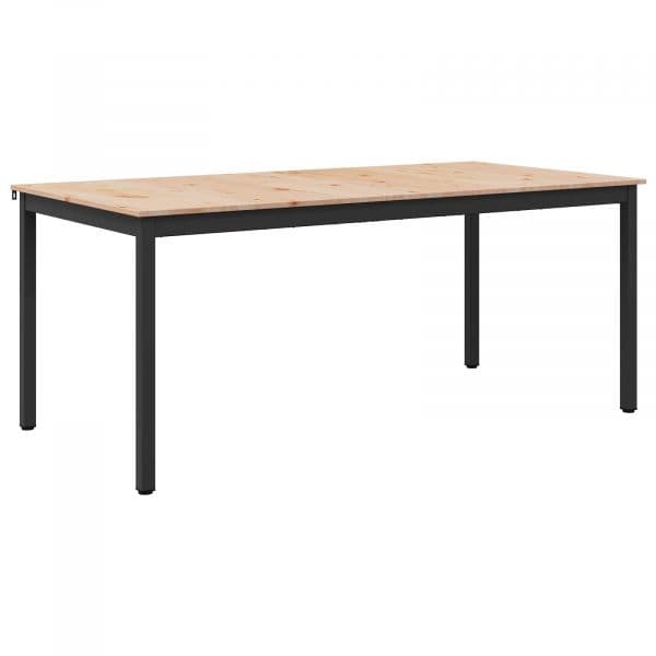 vidaXL Mesa de Jantar Natural 180 X 90 X 75 cm - 1530231979