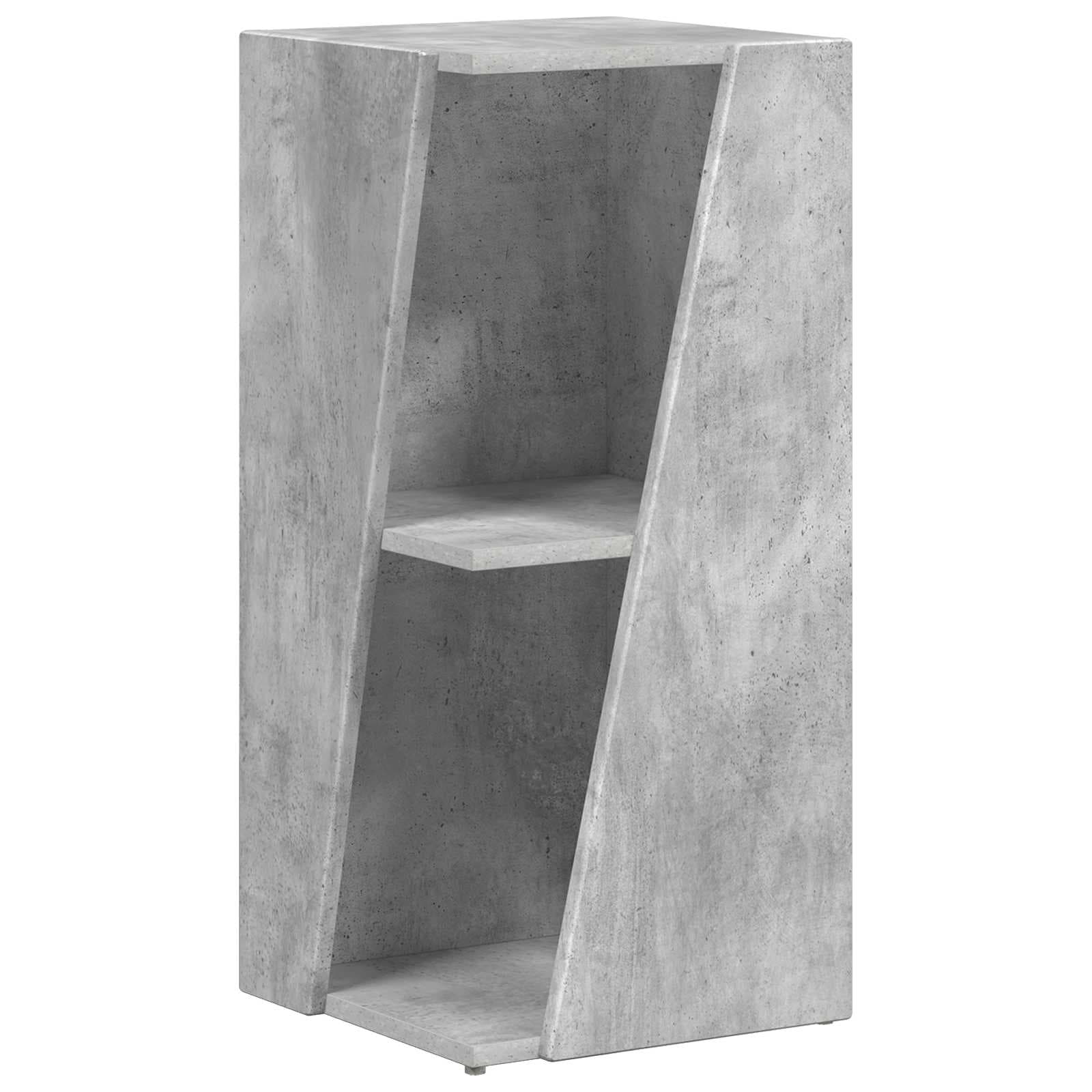 vidaXL Prateleira Lateral Cinzento 33 x 32 x 70,5 cm
