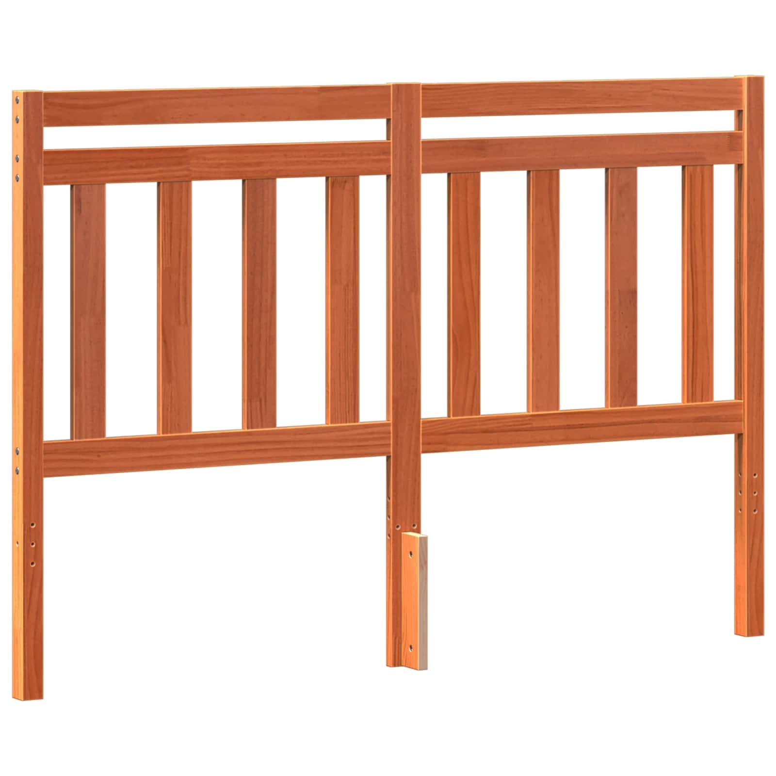 vidaXL Cabeceira com cabeceira Marrom Cera 165,5 x 100 cm