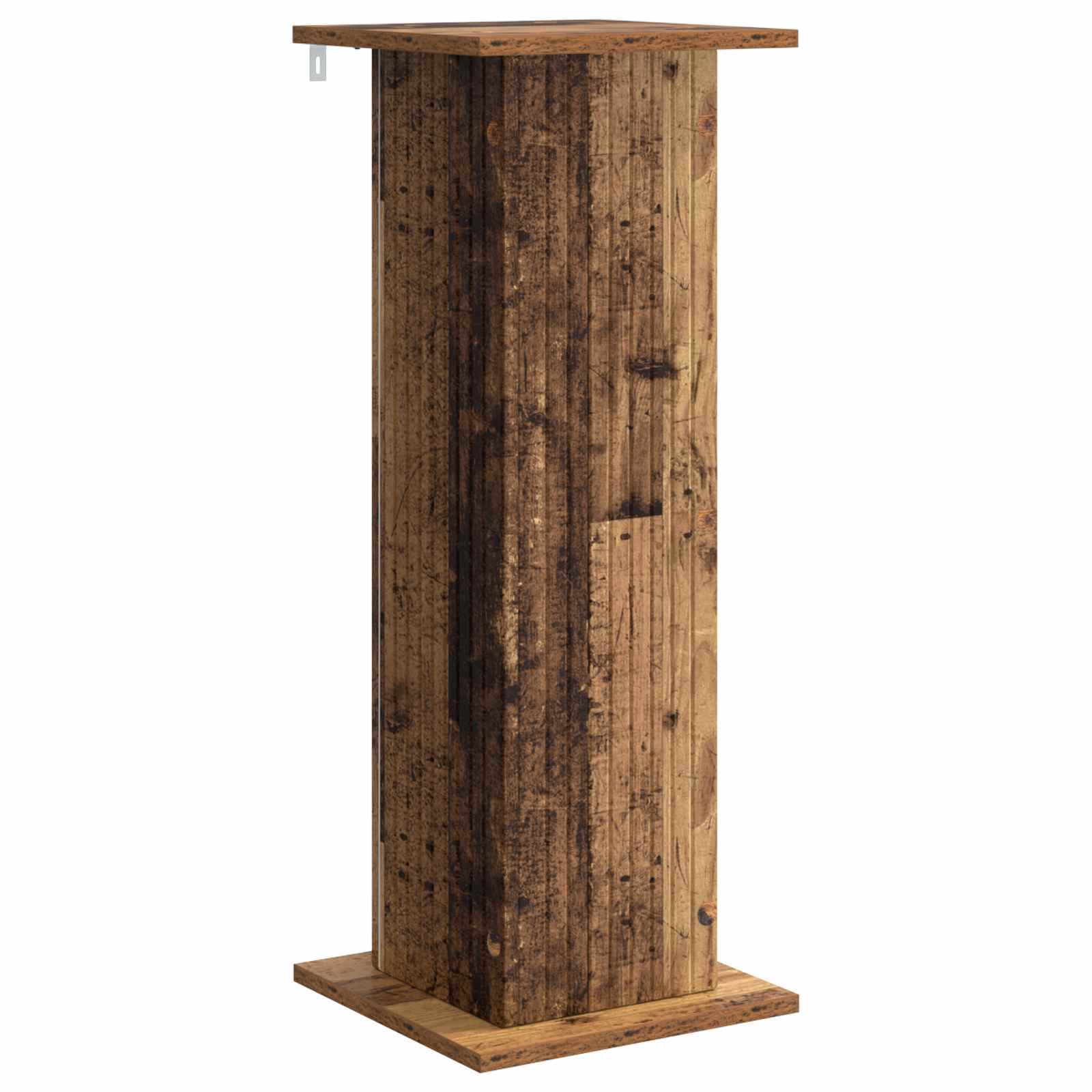 vidaXL Suporte para Plantas Madeira antiga 30,5 x 30 x 80,5 cm