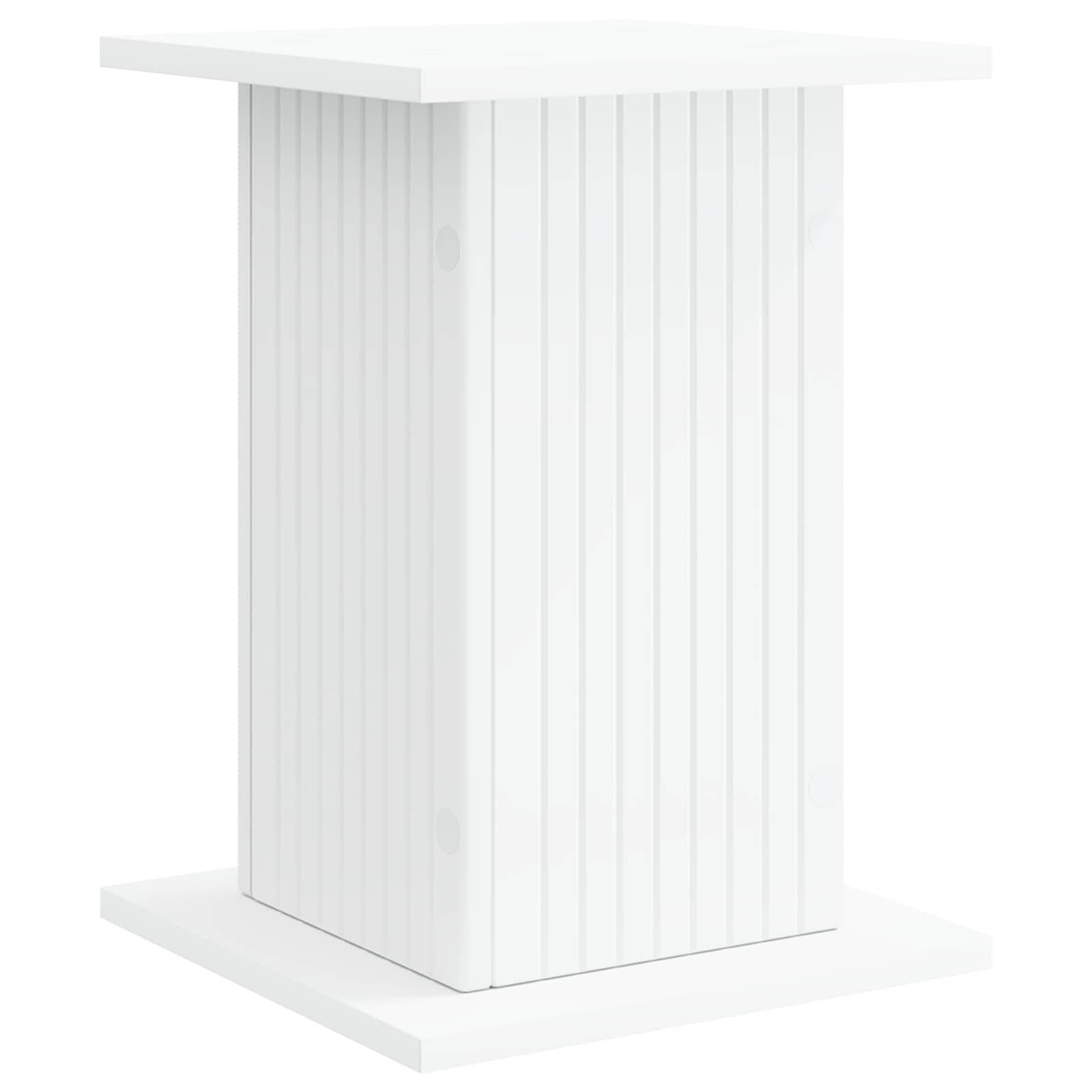 vidaXL Suporte para Plantas Branco 30,5 x 30 x 43 cm