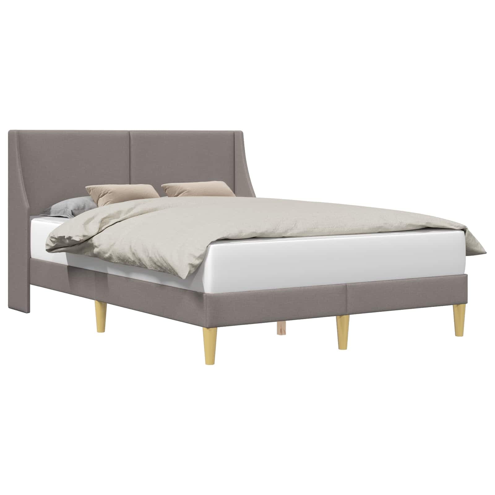 vidaXL Estrutura da Cama com cabeceira placa de conexão