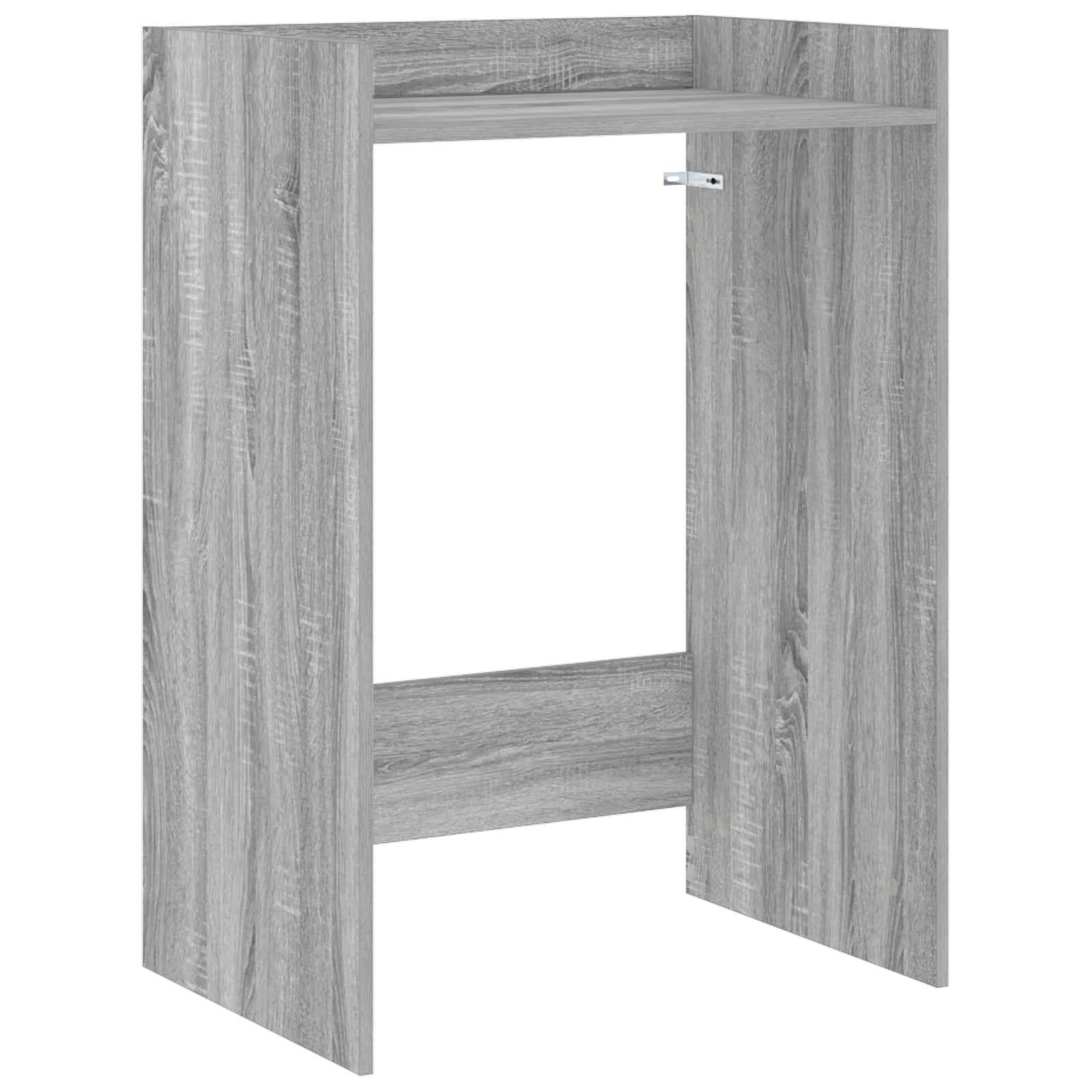 vidaXL Armário para Máquina de Lavar Cinza Sonoma 67,5 x 48 x 97 cm