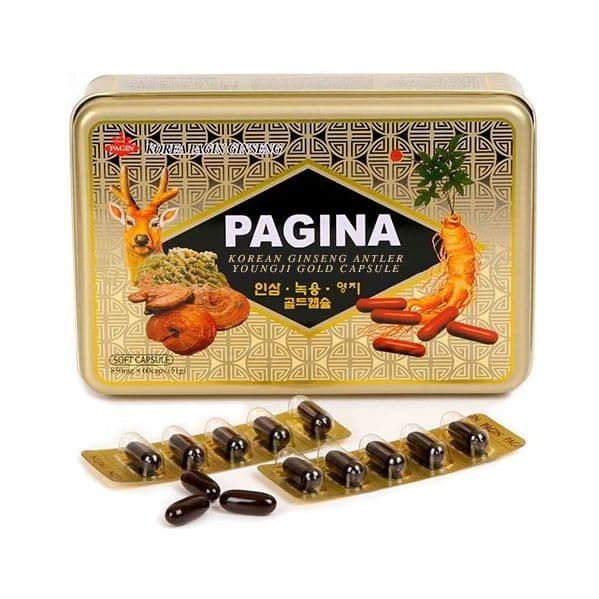 Lucilia Branco Korean Ginseng + Youngji + Chifre de Veado 60 Cápsulas