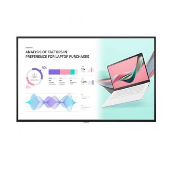 LG 55" Monitor Profissional 55UL3J-M IPS Smart TV UHD 4K