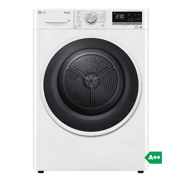Secador Roupa LG RH90V5AV6N | 9 kg, Condensação, A++
