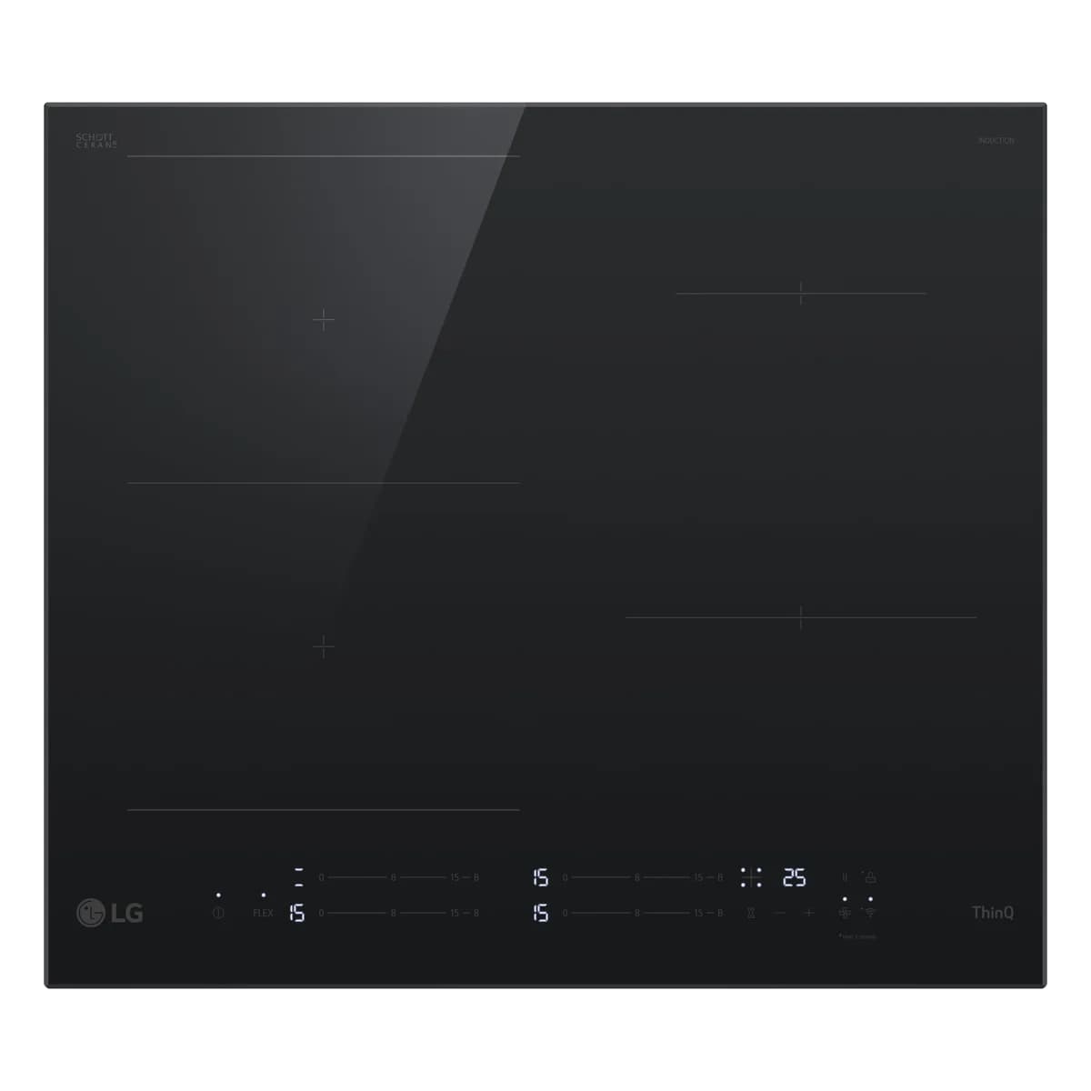 Placa de Indução LG CBIZ2435B | 4 Zonas, 59cm, Preto