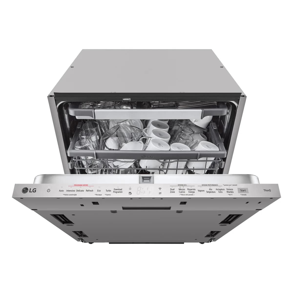 Máquina de Lavar Loiça LG DB365TXS | 14 talheres, Wi-Fi, Classe B