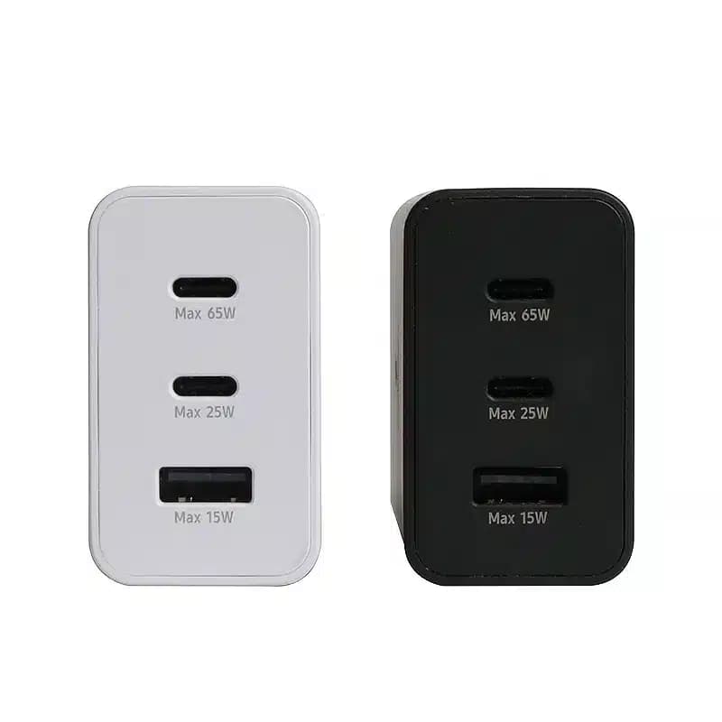 Carregador Samsung Fast Charger Trio USB Type-C/USB 65W Branco