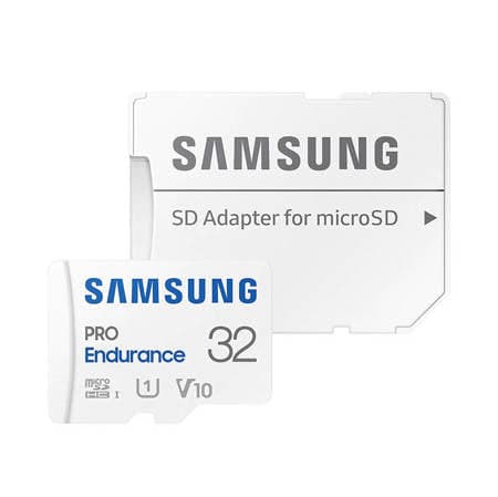Samsung 32GB MicroSDHC PRO Endurance Classe 10 UHS-I + Adaptador SD Branco/Preto
