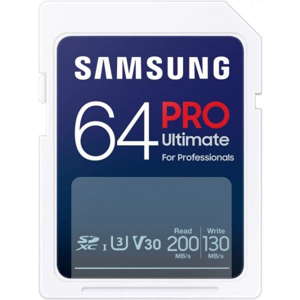 Samsung 64GB PRO Ultimate SDXC Class 10 UHS-I U3 V30