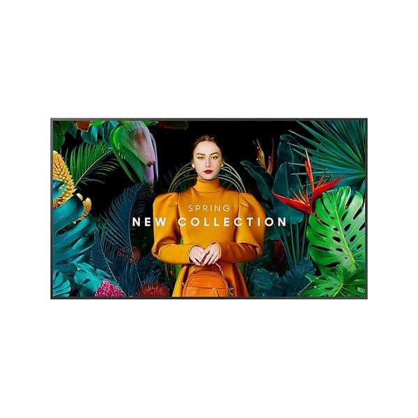 TV Samsung 65" LH65QMCEBGCXEN Signage Display Digital LCD Wi-Fi 4K UHD Black Tizen