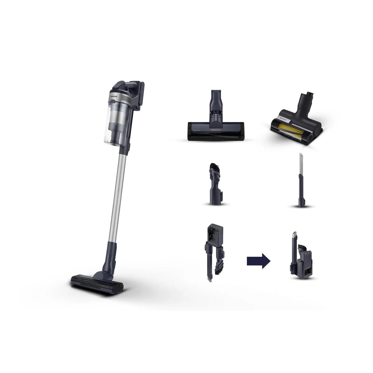Aspirador Vertical Samsung VS15A60AGR5WA | 150W, 0.8L, 40 min