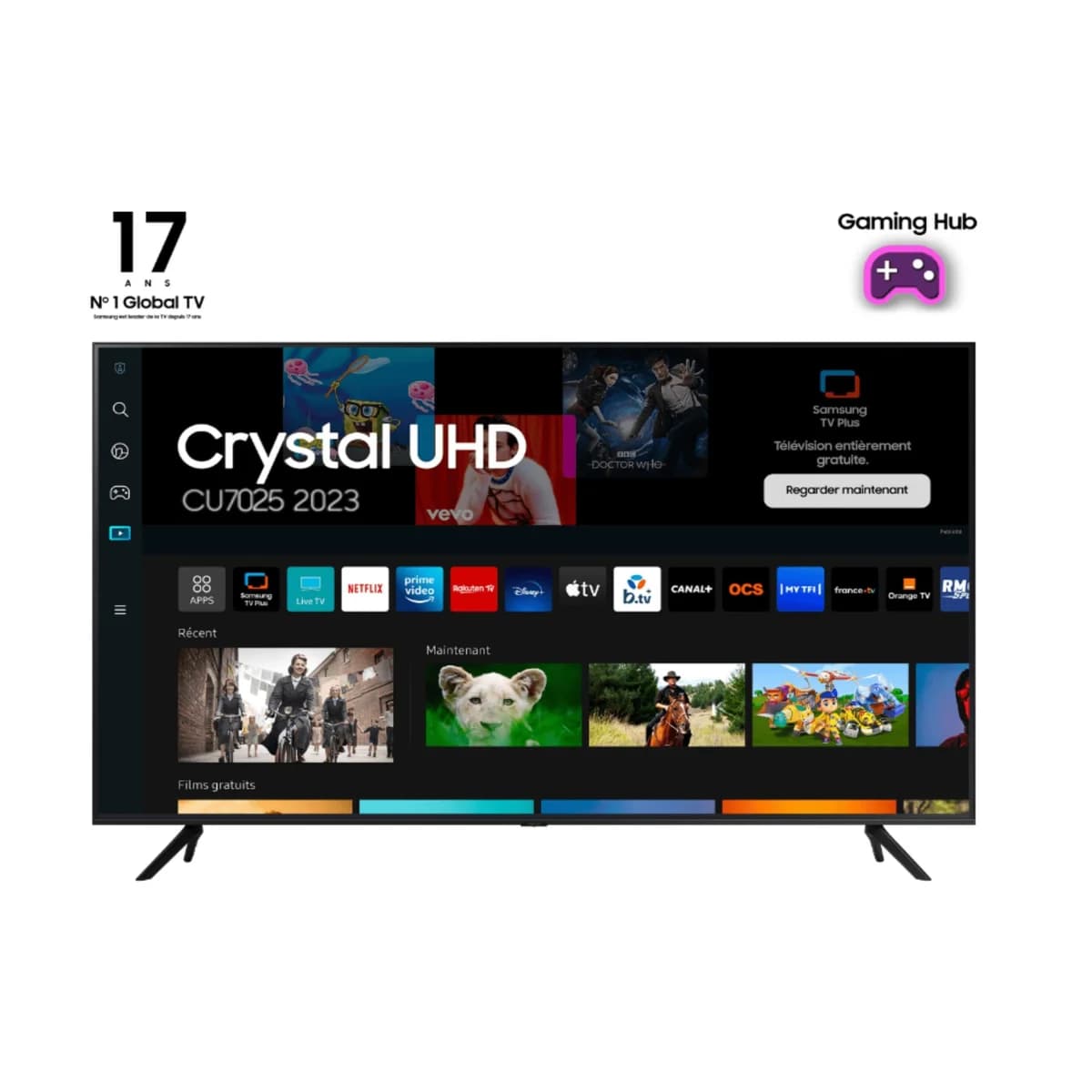 TV Samsung 50" Series 7 TU50CU7025K LED UHD Smart TV 4K