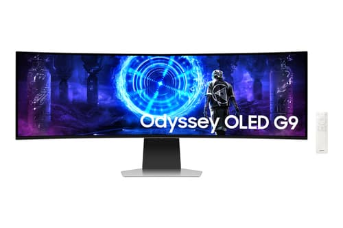 Monitor Samsung Odyssey G9 S49DG954SU Curvo 49" Dual QHD 240Hz OLED com Gaming Hub, FreeSync, Smart TV e Ajuste