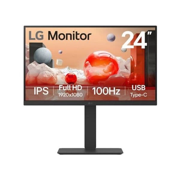 Monitor LG 24" 24BA750-B IPS FHD 100Hz Preto