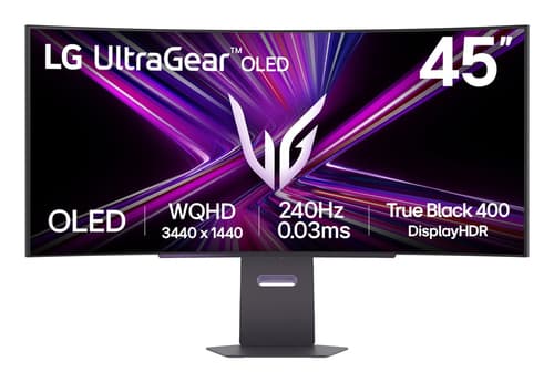 Monitor LG 45" 45GX900A-B WQHD 240Hz OLED 0.03ms G-Sync Curvo