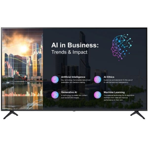 LG 55" 55PK640S0LB Direct LED Ecrã Profissional 4K UHD Smart TV com webOS 25