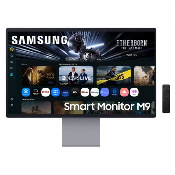 Monitor Samsung 32" S32FM900 4K UHD 165Hz QD-OLED Smart USB-C HDMI DisplayPort Preto