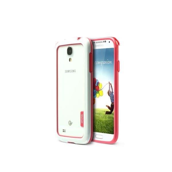 ZENUS Walnutt by Zenus Bumper Solid para Samsung Galaxy S4 White / Pink - 8809387760635