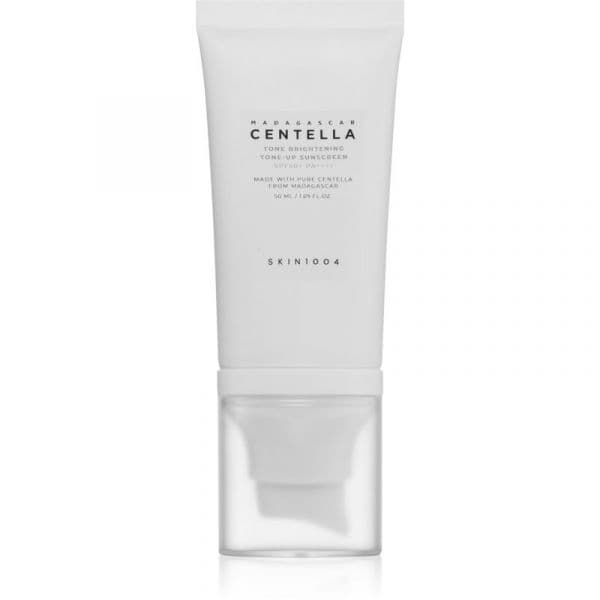 SKIN1004 Madagascar Centella Tone Brightening Tone-up Sunscreen Base Líquida Protetora para o Rosto SPF50+ 50ml