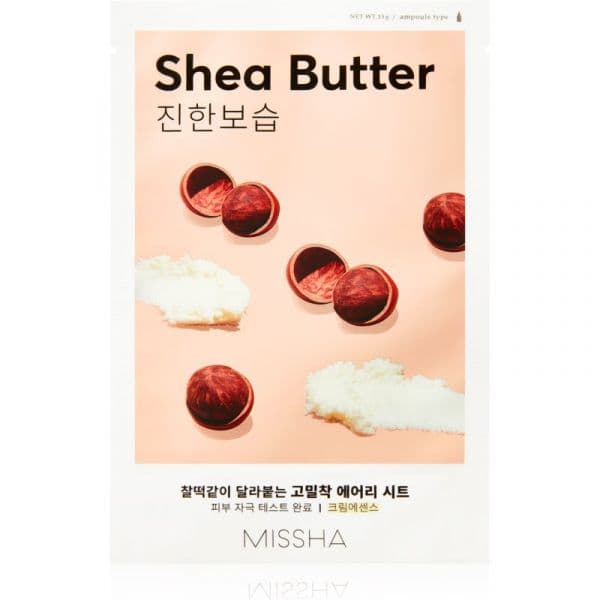 Missha Airy Fit Shea Butter Máscara em Tecido 19g