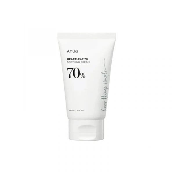 Anua Heartleaf 70% Soothing Creme Hidratante Pele Sensível 100ml