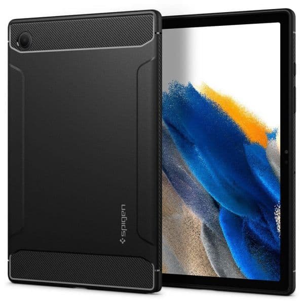 Spigen Capa Galaxy Tab A8 2021 Rugged Armor Matte Black ACS04136