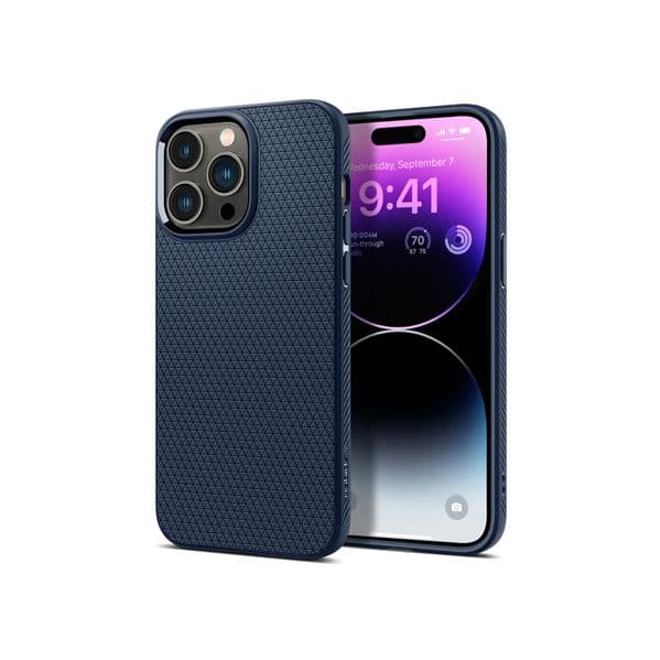 Spigen Capa iPhone 14 Pro Max LIQUID AIR, azul