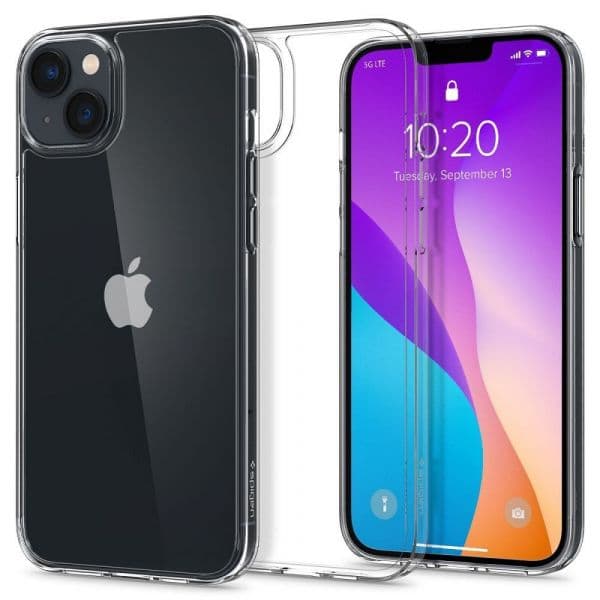 Spigen Airskin Hybrid Case para iphone 14 Plus Transparent
