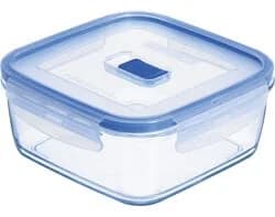 caixa quadrada hermética pure box active luminarc 13x13cm