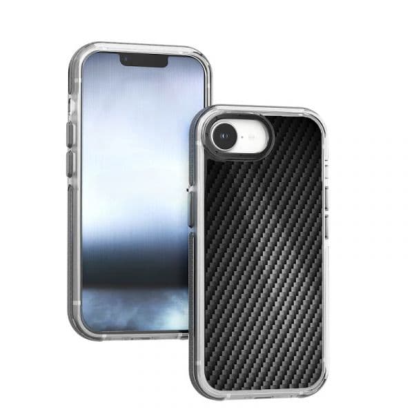 Capa para iPhone 16e Efeito Carbono
